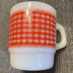 ファイヤーキング 赤いチェック柄 マグカップのサムネイル