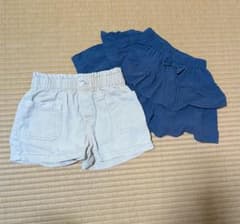 H&M 西松屋　キッズ ショートパンツ 2枚セット 120cmのサムネイル