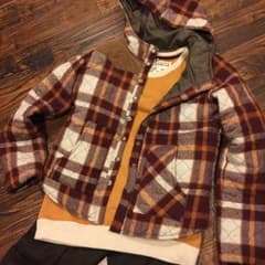 ぷーすけ様★専用   チェックのブルゾンのサムネイル