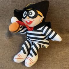 ハンバーグラー マクドナルド ぬいぐるみ 90' 平成レトロ - メルカリ