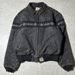 Carhartt サンタフェジャケット 黒系 USA製 JQ0405 XXL - メルカリ