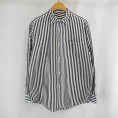 COMOLI ストライプ 総柄 ワイドシルエット シャツ 日本製 2 メンズ COMOLI ストライプ 総柄 ワイドシルエット シャツ 日本製 2 メンズ