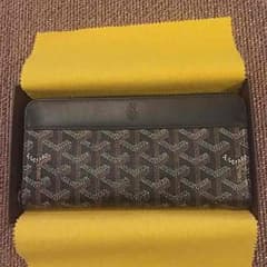Thumbnail of GOYARD 財布 ラウンドファスナー長財布(黒)