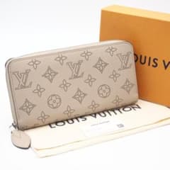 미품 LOUIS VUITTON 긴 지갑 베이지 펀칭