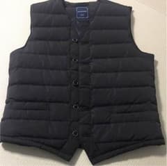 ダウンベスト！ブラウン！美品！ビジネスダウンのサムネイル