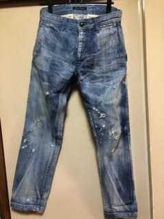 ダメージデニム ジーンズ　ZELE PARIS ゼルパリのサムネイル
