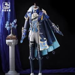 【新品】漫屋小舗 ローエン 原神 コスプレ衣装 Lサイズ 新品】漫屋小舗 ローエン 原神 ウィッグ・靴追加可 コスプレ衣装