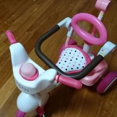 れれ様専用です。【美品】三輪車 女の子のサムネイル
