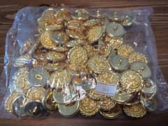 【新品未開封】 洋服用ボタン 金色  100個のサムネイル