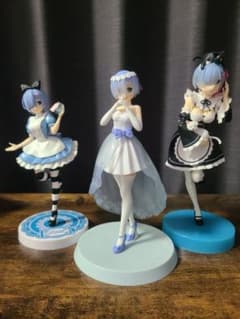 箱無し Re:ゼロから始める異世界生活 レム フィギュア 3点セットのサムネイル