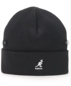 KANGOL ニット帽 ビーニー ブラックのサムネイル