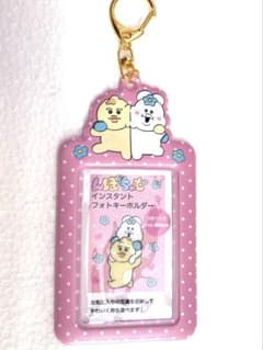 んぽちゃむ インスタントフォトキーホルダー　ピンクのサムネイル