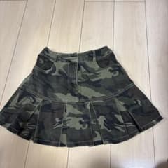 迷彩柄 プリーツミニスカート カモフラージュのサムネイル