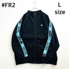 6726【極美品】#FR2 トラックジャケット　月桃　沖縄限定　ブラック ブルー 6726【極美品】#FR2 トラックジャケット 月桃 沖縄限定 ブラック