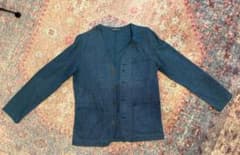 UAグリーンレーベル刺し子インディゴカーディガンL AUTHENTIC WEARのサムネイル