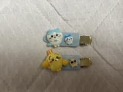 はちわれ うさぎ ヘアクリップのサムネイル