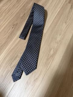 【未使用品】ブリオーニ　シルクネクタイ 幾何学模様 ネイビー系　大剣幅8cm 未使用品】ブリオーニ シルクネクタイ 幾何学模様 ネイビー系 大剣幅
