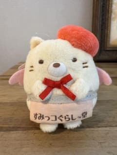 스미코구라시 키홀더 고양이 네코 젠코지 나카미세 도오리점 한정 부라사게 봉제인형
