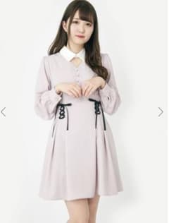 (最終値下げ⚠️)Ank Rouge◎スピンドルハイウエストワンピースのサムネイル