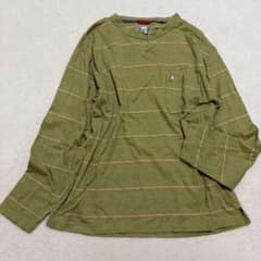 マクベス◇長袖Tシャツ カットソー ボーダー フレンチブルドッグ カジュアル L