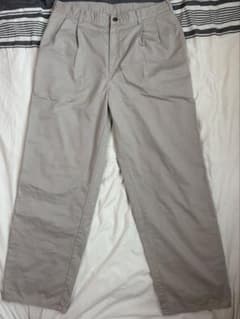 Dockers チノパン グレイ タック入り　90sのサムネイル