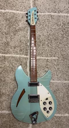 Rickenbacker 330 2000年製ライトブルー　エイジド加工 Rickenbacker 330 2000年製ライトブルー エイジド加工 - メルカリ