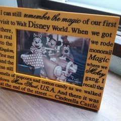 【値下げ】ディズニーUSA　フォトフレームのサムネイル