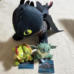 実写映画『ヒックとドラゴン』Lぬいぐるみ 4体セット まとめ売り プライズ】ヒックとドラゴンのぬいぐるみ＆マスコット｜オンクレ