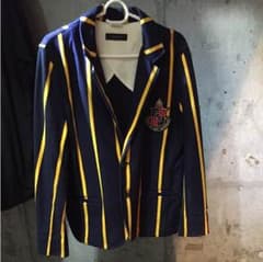 RAGEBLUE×Champion スクールジャケット 紺×イエロー Mのサムネイル