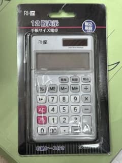 RI-in 12桁表示 手帳サイズ電卓のサムネイル