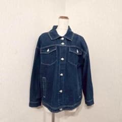 Areeam デニムジャケット コットン インディゴブルー（F） - メルカリ