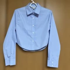 ☆REN様専用☆Xin ライトブルー クロップド丈 長袖シャツのサムネイル