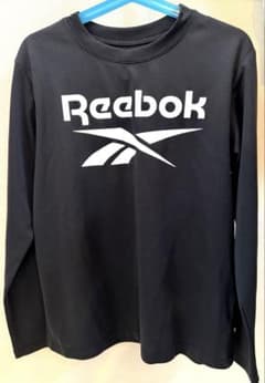Reebok 長袖カットソー ブラック 140cm - メルカリ