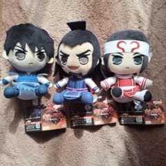 【タグ付き】王騎 ・信・羌カイきゅるまる ぬいぐるみ キングダム