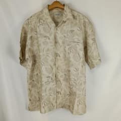 BANANA RESORT　アロハシャツ　LL　ボタニカル　ベージュ　B6372