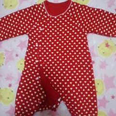長袖ロンパース★size70★ハート柄 ♡♡♡♡♡のサムネイル