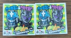 オーガマン＆ヤバイ仮面 天麩羅処ひらお コラボシール 福岡限定 2枚セットのサムネイル