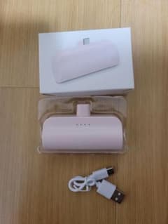 モバイルバッテリー Type-C-T2 ピンク 92gのサムネイル