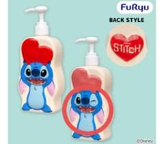 新品【箱なし発送】ディズニースティッチ ハートといっしょソープディスペンサー