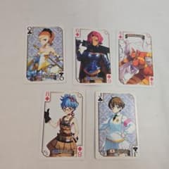 激レア・非売品】英雄＊戦姫トランプ 5枚セット 電撃HIME付録 - メルカリ
