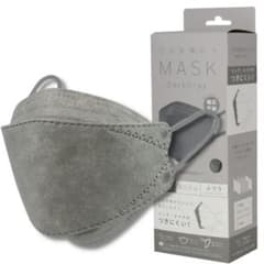 口元空間広々 MASK Dark Gray ふつうサイズ 20枚入✖️6個セットのサムネイル