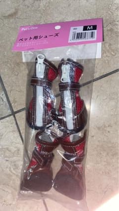 Pet's One ペット用シューズ Mサイズ レッド✨のサムネイル