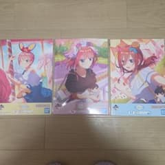 五等分の花嫁 一番くじ 描きおろしイラストボード 5種セット+中野五月 色紙のサムネイル