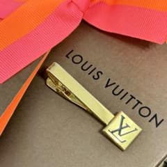 ルイヴィトン】ネクタイピン LV ロゴ ゴールドカラー ビジネス 結婚式
