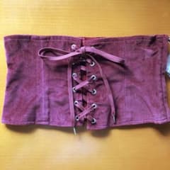 【新品未使用※試着のみ】ベルベット　コルセット