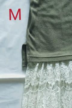 GU　ノースリーブ　ロングワンピース(レース)のサムネイル