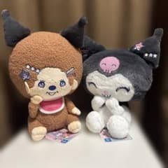 モンチッチ×クロミ ナイトパーティBIGぬいぐるみ★新品タグ付き★2種セット