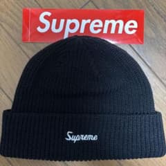 Supreme シュプリーム　ビーニー　ニット帽　ブラックのサムネイル