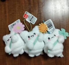 はなまるおばけ おおきなお花マスコット 全3種 コンプリートセット