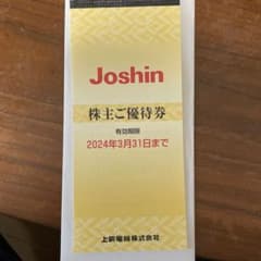 上新電機　株主優待券のサムネイル